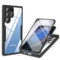 360 Degree Full Body Case For Samsung Galaxy A13 A23 A33 A53 A73 A14 A54 5G A34 A04S A03 A32 A52 A72 A51 A71 Cover Protector a51 gray