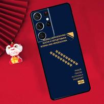 Bosnijos ir Hercegovinos paso dėklas Samsung Galaxy S24 S26 Ultra S21 S22 S20 S23 S25 Ultra Plus S10 S25 FE Modeliams Dangtelis Funda Galaxy S25 Plus