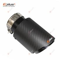 EPLUS Automobilio Matinis Anglies Pluošto Duslintuvo Antgalis Išmetimo Sistemos Vamzdis Duslintuvai Antgalis Universalus Tiesus Nerūdijančio Plieno Juodas Akrapovic 63mm-114mm black
