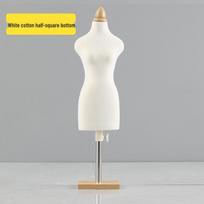 Mini moteriškas 3D drapiravimo manekenas vestuvinių suknelių dizainui white