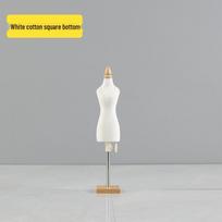Mini moteriškas 3D drapiravimo manekenas vestuvinių suknelių dizainui white