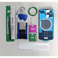 Galinio stiklo OEM, skirtas iPhone 16 Pro Max 15 Pro 14 Plus 16E 17 Pro, baterijos dangtelio skydelis, galinių durelių korpusas, remonto dalys su objektyvu 16 E auksas