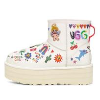(WMNS) UGG Classic Mini Batai 'Humberto Cruz Pop Sketch' Moteriški 1153065-WHT EU 38 white