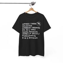 Aphex Twin Ambient Works Records T-Shirt, Music Band Rock Roll Unisex Tee M gray