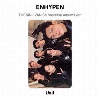 ENHYPEN THE SIN : VANISH Weverse Albums ver. Official Photocard Unit beige