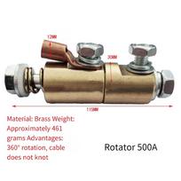 500A Welding Ground Clamp Swivel Adapter 360 Degree Rotating Device Soldering 360° Rotating Prevents Cable Entanglement China Mainland