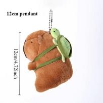 Geltonos Antis Plaukimo Ratas Kapibara Pliušinis Žaislas Mielas Imitacinis Paplūdimio Drabužis Kapibara Kawaii Minkštas Gyvūnas kapibala Gimtadienio Kelionės Dovanos geltona