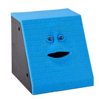 Kūrybingas beždžionės veido taupyklė Interaktyvi judesio jutikliu taupyklė Smagi dovana vaikams Brick Blue blue