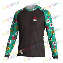 Vaikų nusileidimo Džersiai MTB Visureigių Motociklų Džersis Greitai Džiūstantys Marškinėliai Bmx Dviračių Drabužiai Ilgomis Rankovėmis Motokroso Marškinėliai 6XL