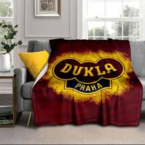 Dukla Praha Futbolo Komanda Nešiojama Antklodė/Minkšta Antklodė Lovos Patalynės Antklodė Tinka Kelionėms Stovyklavimui Svetainėms Biurams Sofoms Gerbėjų Dovanos 75x90cm