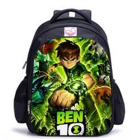 Ben10 Paauglių Hakeris Klasikinė Juoda Mokyklinė Kuprinė Berniukams Sumažina Krūvį Kuprinė su Paminkštinimu Pradinių Klasių Mokiniams Kasdienė Mokyklinė Kuprinė Black-large