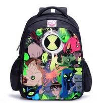 Ben10 Paauglių Hakeris Klasikinė Juoda Mokyklinė Kuprinė Berniukams Sumažina Krūvį Kuprinė su Paminkštinimu Pradinių Klasių Mokiniams Kasdienė Mokyklinė Kuprinė black-medium