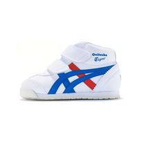 Onitsuka Tiger Mexico Mid Runner Slip Resistant Cushioning Mid top Toddler Shoes Blue White Infant And Toddler 1184A001-100 21 white