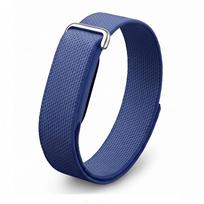 Sportinis Nailono+Silikono Kilpos Dirželis Google Fitbit Air Įrenginiui Patogus Apyrankės Juostelė Google Fitbit Air Aksesuarams Google Fitbit Air tamsiai mėlyna spalva