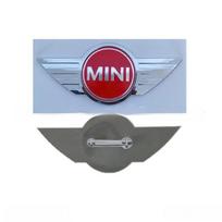 Automobilio grotelių priekinis galinis logotipas Automobilio emblema Lipdukas Aksesuaras Mini Works Cooper F54 F55 F56 F57 F60 R50 R52 R53 R55 R56 R57 R tnrjc00 gray