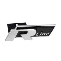 Metalinis 3D lipdukas Automobilio logotipas Priekinių grotelių emblema Volkswagen VW R RLine Golf R R32 MK7 MK7.5 MK8 Polo GTI GTE Ženklelio priedai hf2