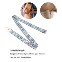 Zipper Helper Dress Boots Zipper Puller Zip Up Down Assistant Easy Removal with Hook brown