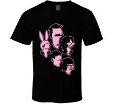 Belcher family t-shirt Bob's burgers tee S pink