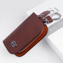 Leather Car Styling Key Holder Bag Keyring Organizer Decor Accessories For Kia Sportage Rio K8 Ceed Cerato Sorento Picanto K3 K5 ruda