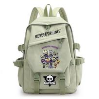 Murder Drones Anime Backpack Large Capacity Student School Bag Bookbag Teenager Laptop Travel Rucksack Outdoor Boys Girls Gifts