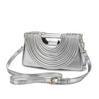 Woven Bag Handbag for Women, Fashionable, Unique, Trendy, High-end, Bamboo-strip Bag One Size gray
