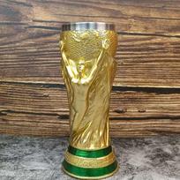 Pasaulio futbolo taurė Ir žvakės kištuko puodelis Dervos menas Kūrybingas dizainas Dovana namams World