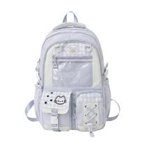 Large Capacity Multi-Compartment School Backpack Lightweight School Bag Fashionable Rucksack  Daily