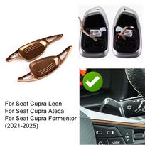 Bronze Aluminum alloy Steering Wheel Paddle Shifter Extensions For Seat Leon&Cupra Leon/Formentor/Ateca 2021 2022 2023 2024 2025 One Size
