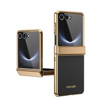 Samsung Galaxy Z Flip 8 silikono pojūčio grūdintas stiklas ekrano apsauga su objektyvo laikikliu smūgiams atsparus telefono dėklas Galaxy Z Flip 8 juoda