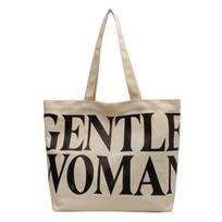 Women's Large Capacity Canvas Tote Bag - Spring Style Shoulder Bag for Casual or Work Commute beige