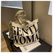 Women's Large Capacity Canvas Tote Bag - Spring Style Shoulder Bag for Casual or Work Commute black