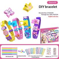Beaded Friendship Bracelet Kit for Children DIY Alphabet Letters Educational Learning Craft Gift Set A5
