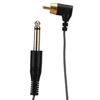 Right Angle Tattoo Clip Cord RCA Cable Line Tattoo Machine Power Supply Accessory (Black) black