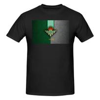 Real Betis Outdoor Tshirt Urban Light Mature High Costperforunisexce Short Sleeve 4XL black