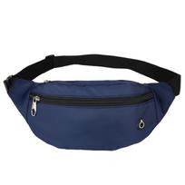 Simple and able Waist Bag, Casual and Versatile Sports Chest Bag For Men and Women, Dail Running Mobile Phone Bag mėlyna