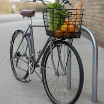 Front Bike Basket RustResistant Large Capacity Metal Cargo Holder for juoda