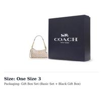 COACH Teri Coated Canvas Portable Crossbody Bag, Shoulder Bag Medium Women's Sand & Chalk White CV933-IMXDM One Size 3