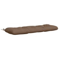 vidaXL Suoliuko pagalvė VIANEN 100% poliesteris Taupe 130 x 40 x 12 cm