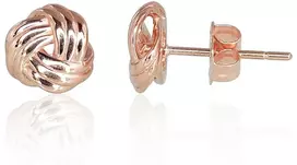 Diamond Sky Jewelry Auksiniai auskarai-vinukai „Vortex V“