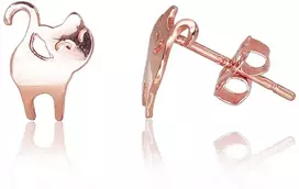 Diamond Sky Jewelry Auksiniai auskarai-vinukai „Katė II“