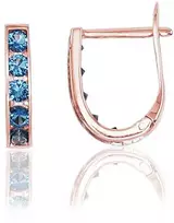 Diamond Sky Jewelry Auksiniai auskarai su cirkoniais „Konfeti XV“