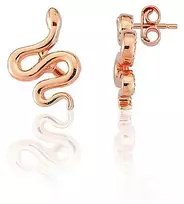 Diamond Sky Jewelry Auksiniai auskarai-vinukai „Gyvatė II“