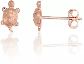 Diamond Sky Jewelry Auksiniai auskarai-vinukai „Vėžliukas“