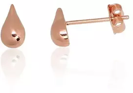 Diamond Sky Jewelry Auksiniai auskarai-vinukai „Grynas Lašas“