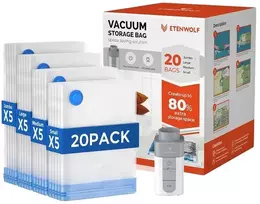 Etenwolf VB03 1500mAh Vacuum Bags with Pump