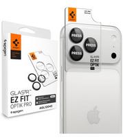 Pilka kameros apsauga Apple iPhone 18 Pro / 18 Pro Max telefonui "Spigen Optik PRO Glas.TR EZ Fit 2-Pack"