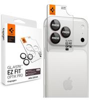 Raudona kameros apsauga Apple iPhone 18 Pro / 18 Pro Max telefonui "Spigen Optik PRO Glas.TR EZ Fit 2-Pack"