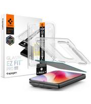 (Privacy) Apsauginis grūdintas stiklas Apple iPhone Duo telefonui "Spigen Glas.TR EZ Fit Pro AC"