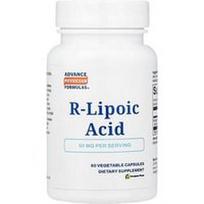 Advance Physician Formulas, R-lipoinė rūgštis, 50 mg, 60 augalinių kapsulių