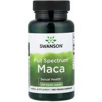 Swanson Vitamins, Viso spektro® Maca, 500 mg, 100 veganiškų kapsulių